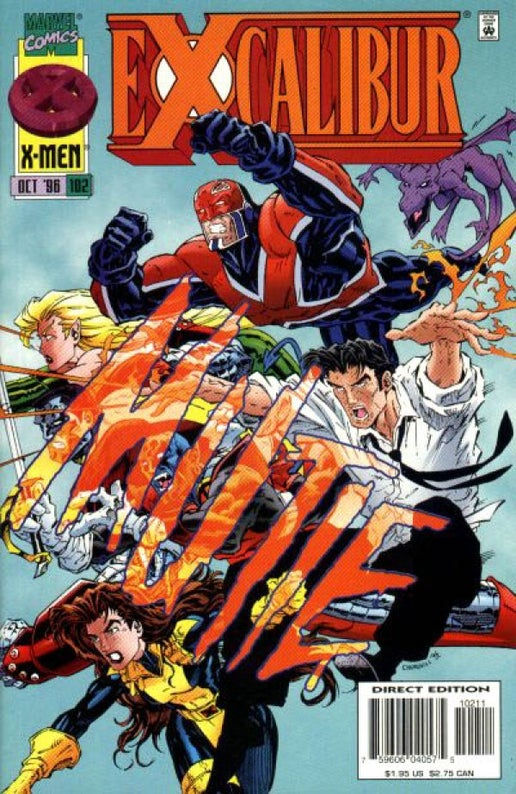 Excalibur #102 Cover A With Cards