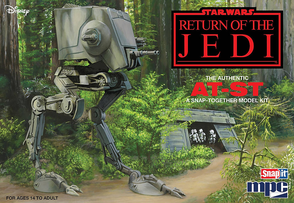 STAR WARS ROTJ AT-ST WALKER 1/100 SCALE MODEL KIT