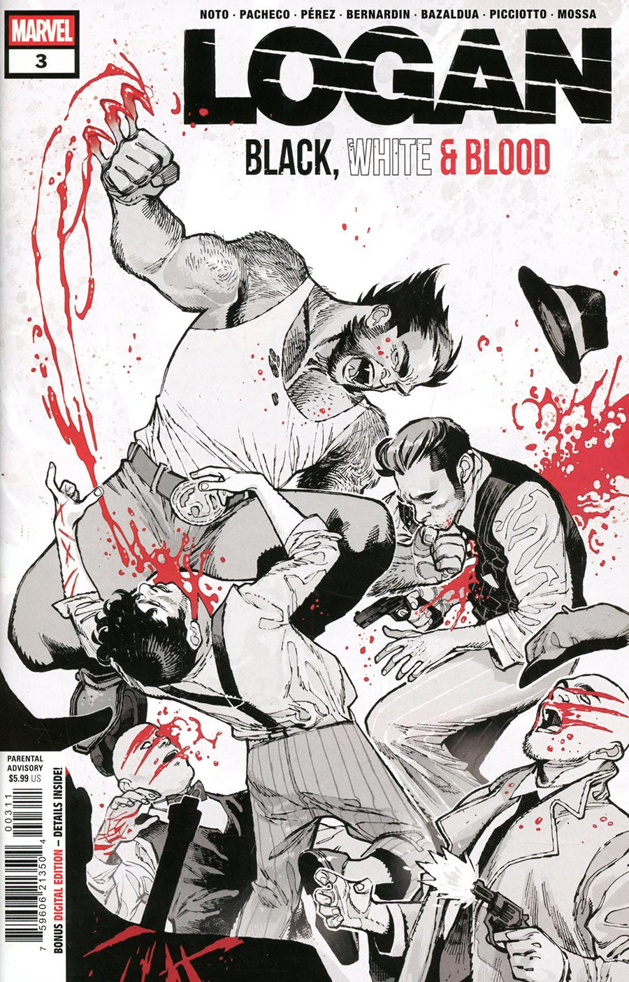 Logan Black White & Blood #3 Cover A