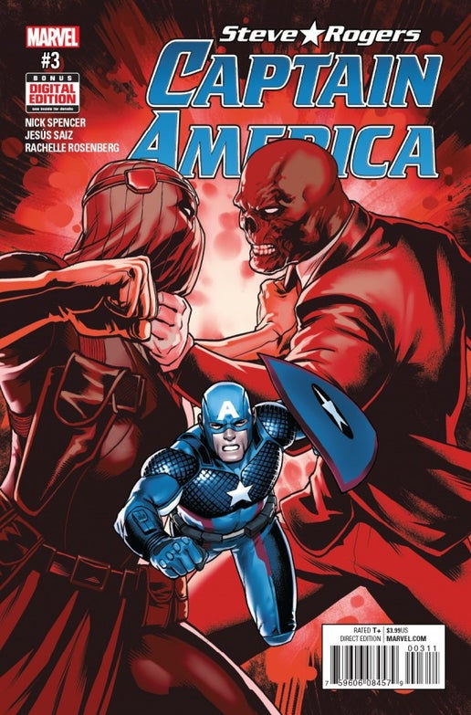 Captain America Steve Rogers #3 Cover A Regular Jesus Saiz Cover