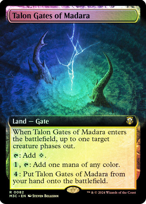 Talon Gates of Madara Extended Art Ripple Foil: Modern Horizons 3 Commander