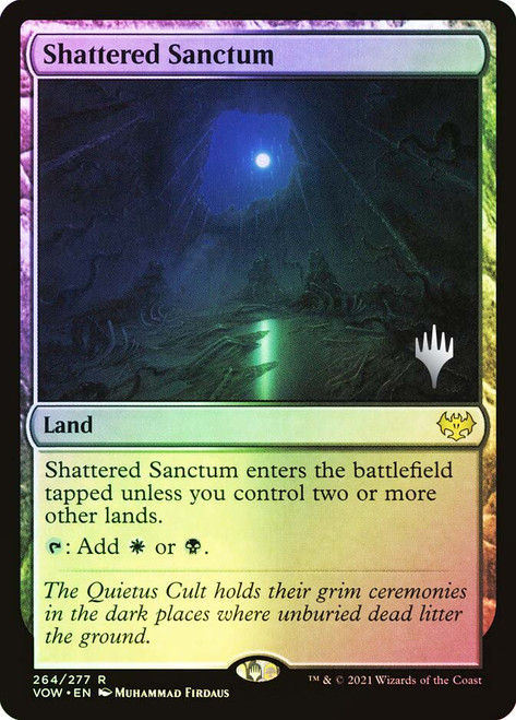 Shattered Sanctum Foil: (Innistrad: Crimson Vow) Promo - English