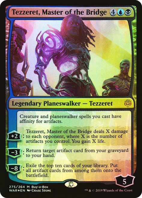 Tezzeret, Master of the Bridge Foil: Buy-a-Box Promo: General - English