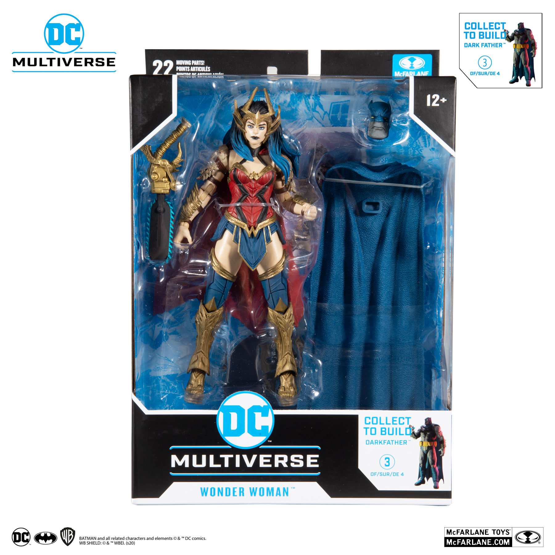 Mcfarlane Toys - DC Dark Nights: Death Metal Build-A-Darkfather Wonder Woman