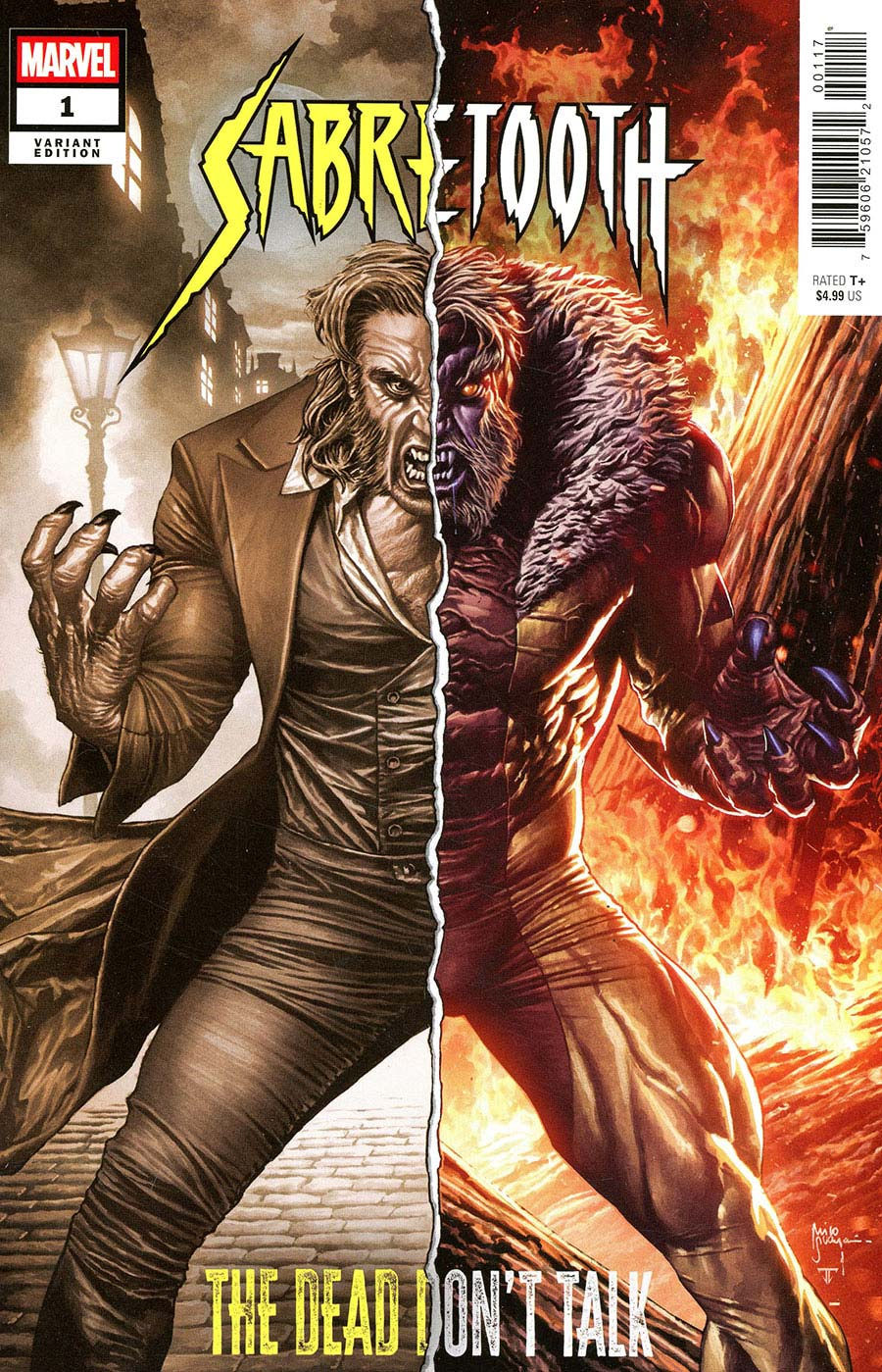 Sabretooth The Dead Dont Talk #1 Cover E Incentive