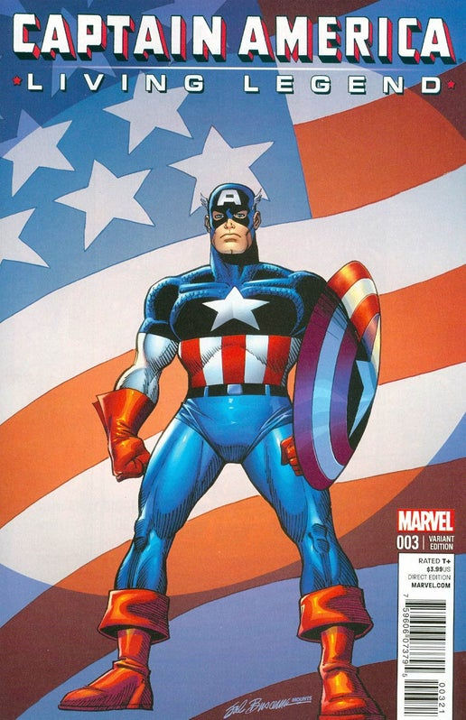 Captain America Living Legend #3 Cover B Incentive