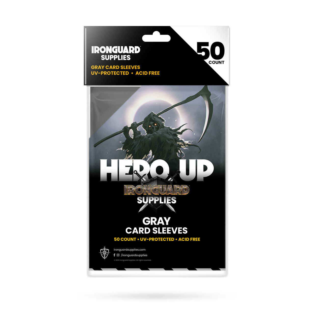 Ironguard: Card Sleeves - Grey (50ct)