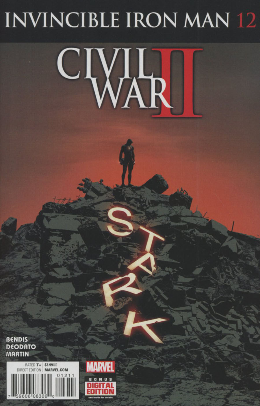 Invincible Iron Man Vol 2 #12 Cover A (Civil War II Tie-In)