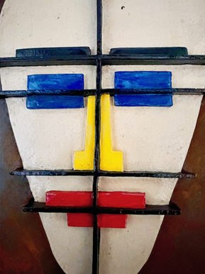 Art, combined material, ceramic steel, PJ-art Kunst, gecombineerde materialen, keramiek en staal Pop-art; Cobra: Karel Appel; Andy Warhol; Pablo Picasso; de Stijl; Gulden snede; Karel Appel; Salvatore Dali; Joan Miro