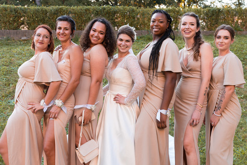 La mariée et ses demoiselles d'honneur, oise, boréale photo