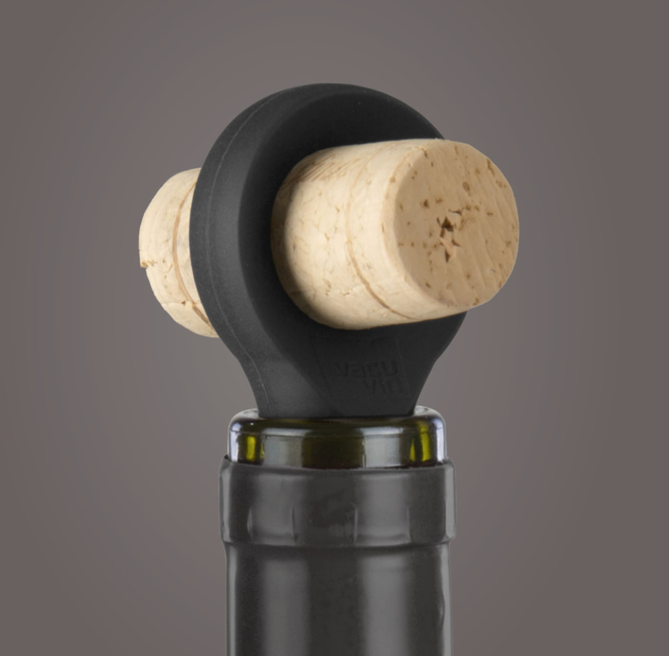 Thumbnail: Bottle Stopper Black (2 pcs), Blister