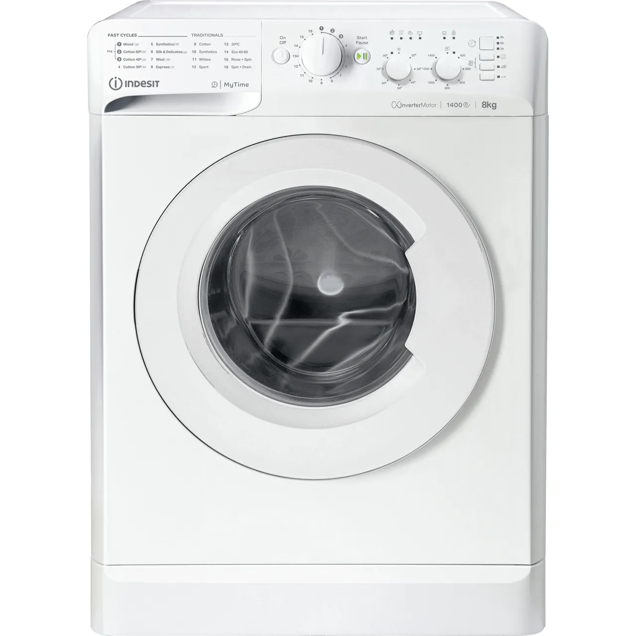 Indesit 8kgs Washing Machine 1400rpm Triple A