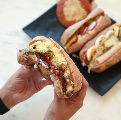 Arranged Food and Objects