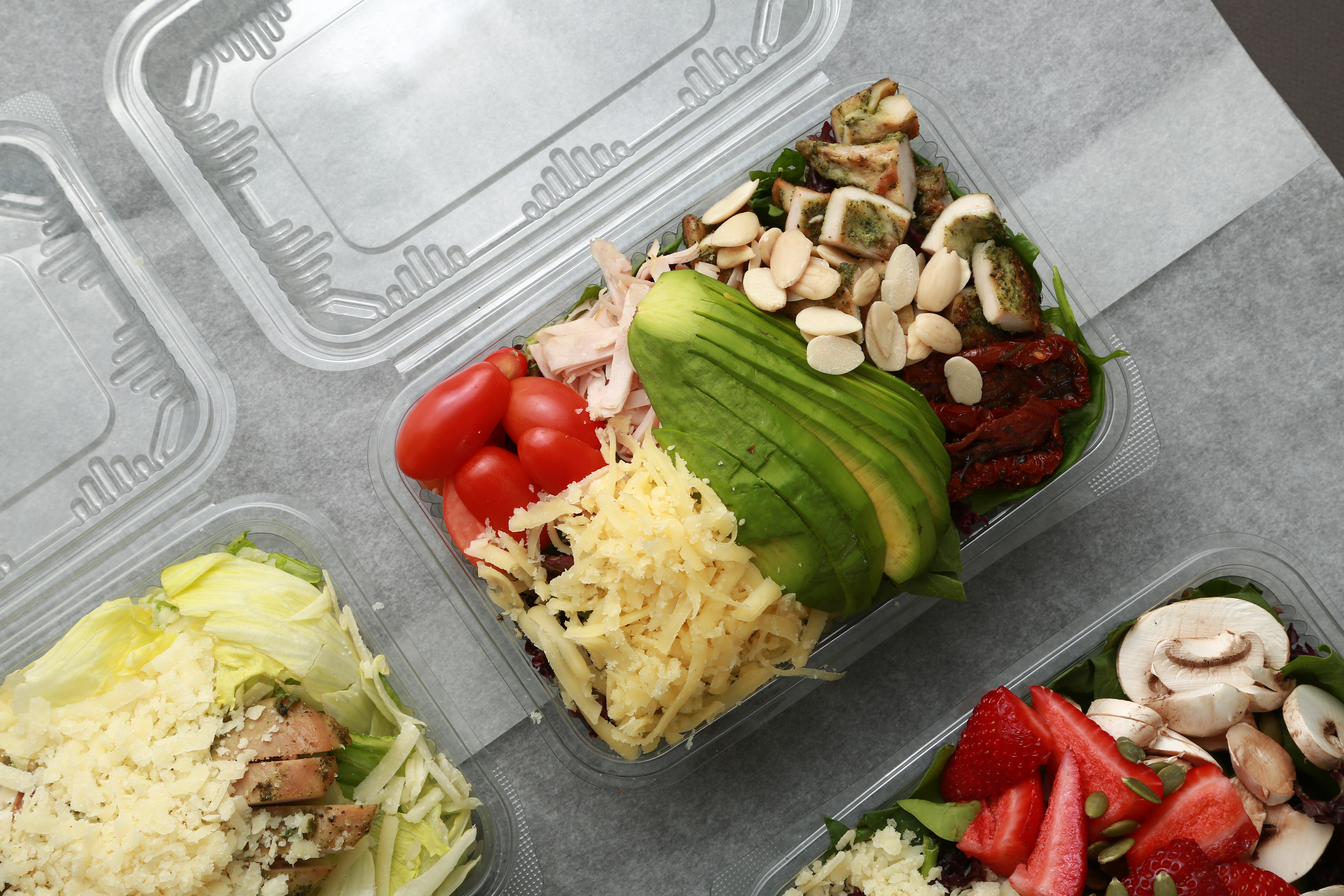 Arranged Food and Objects