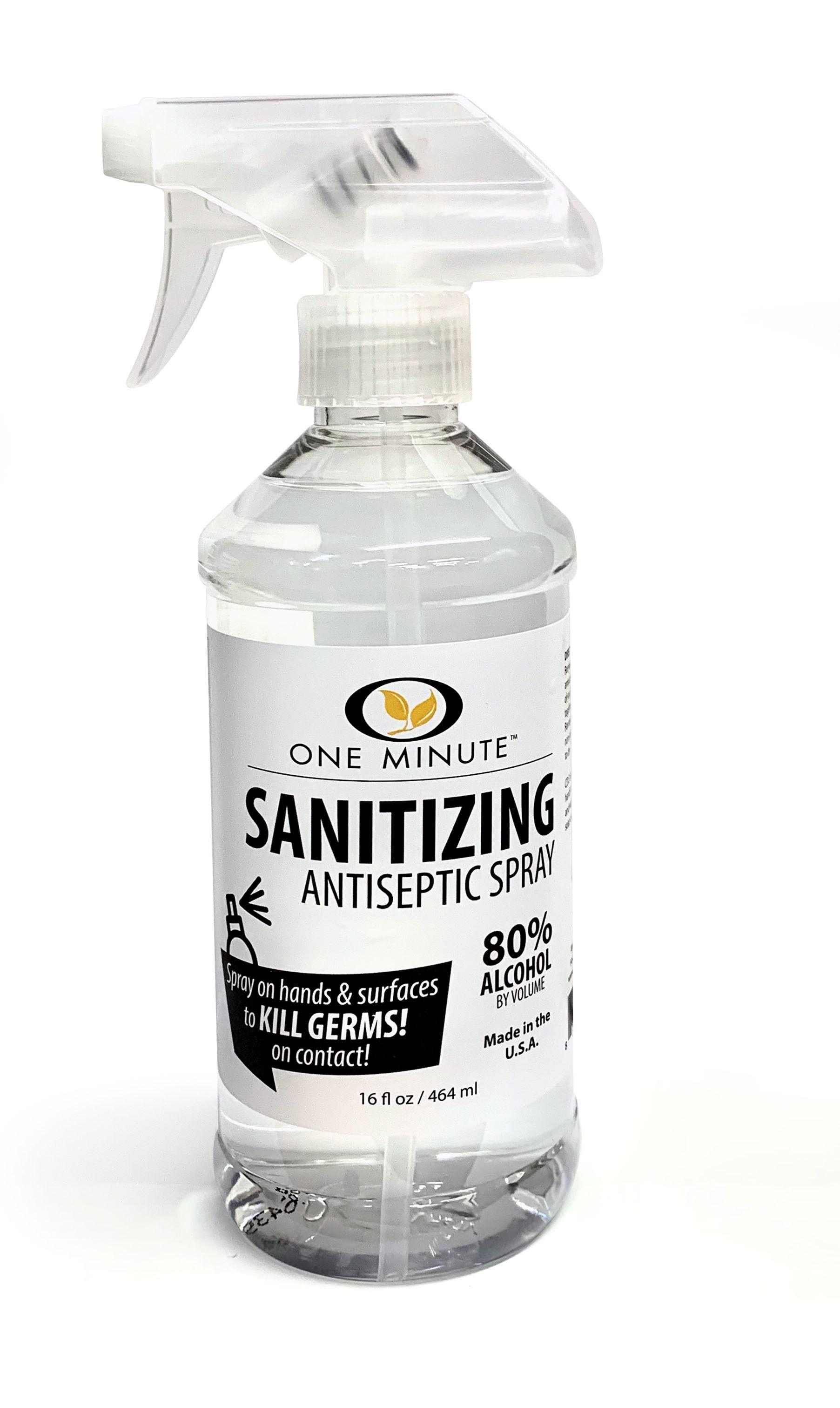 One Minute Sanitizing Antiseptic Spray 16oz