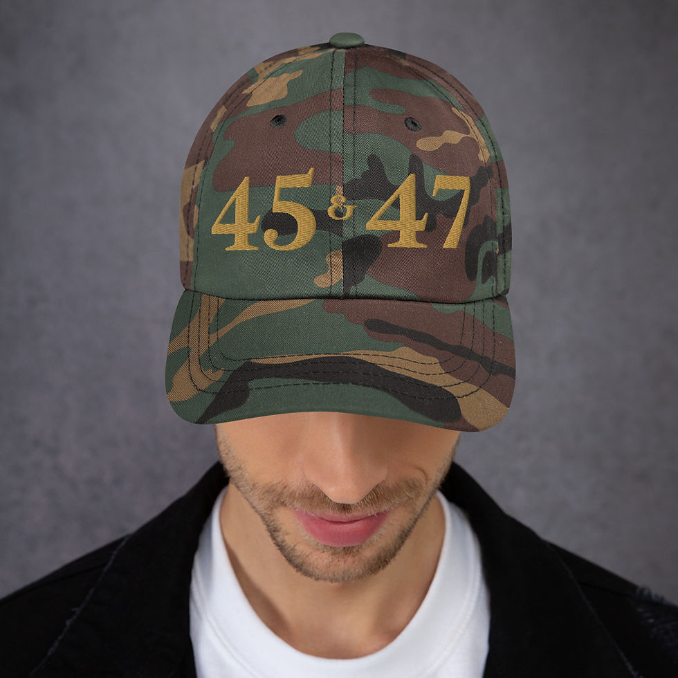 Thumbnail: 45&47 hat Embroidered