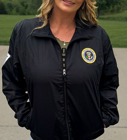 Trump 47 windbreaker jacket with presidential seal patriotic unisex lightweight outerwear conservative apparel USA