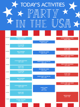 Party in the USA Weekend Programming- Poster