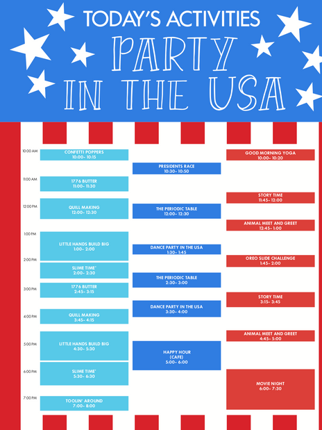 Party in the USA Weekend Programming- Poster