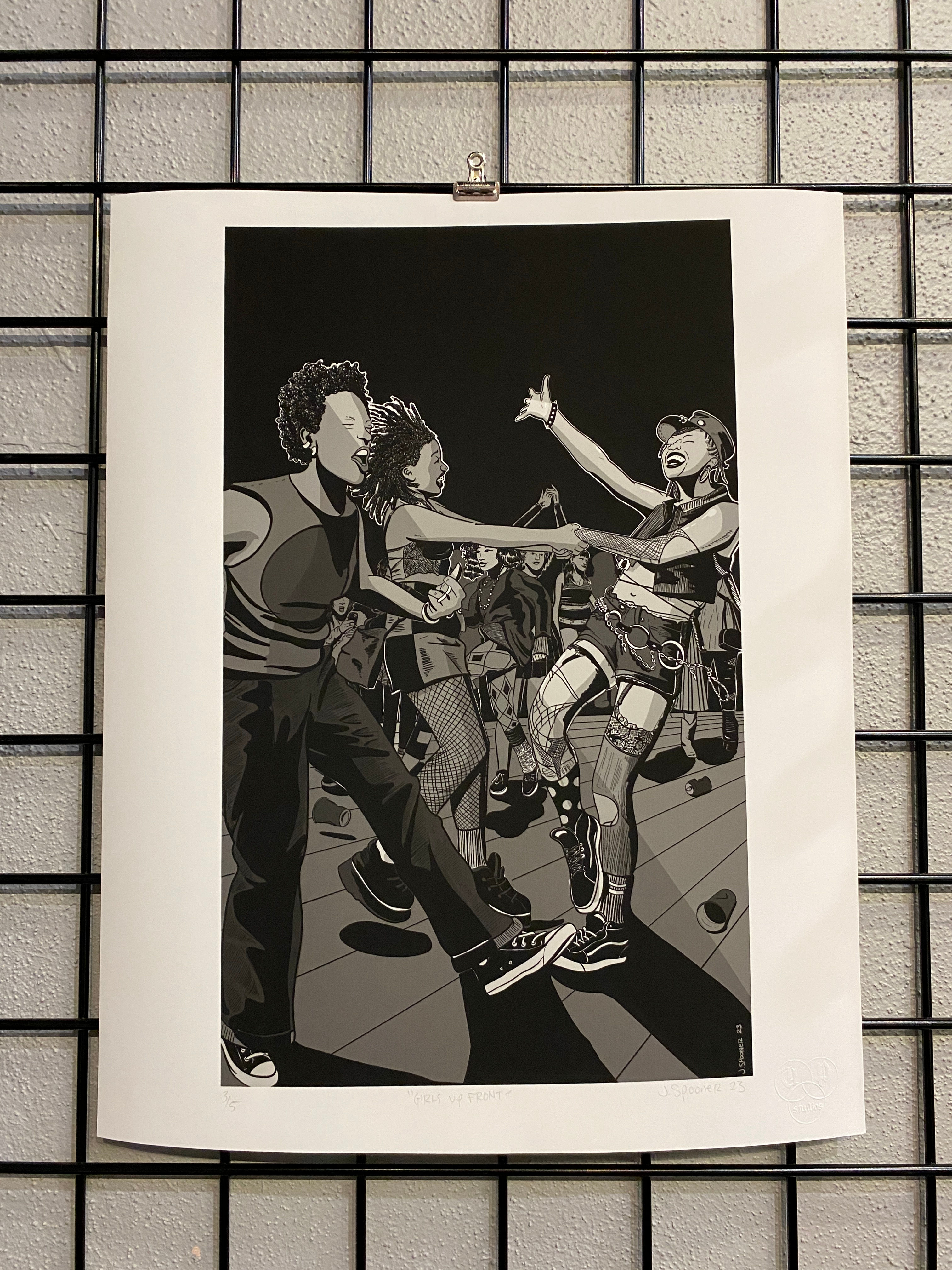 "GIRLS UP FRONT - Limited Edition Giclee Print