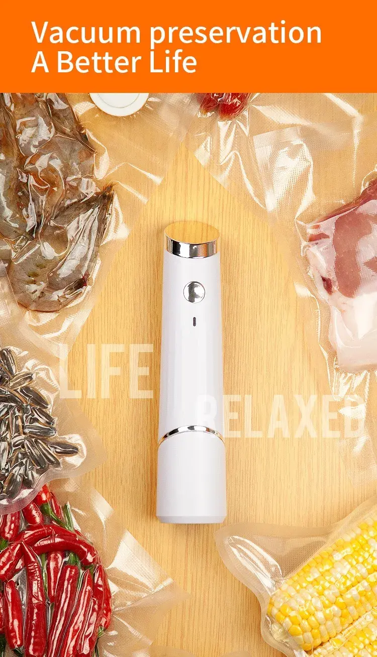 Thumbnail: Vacuum Food Storage Bag Set with Electric Pump