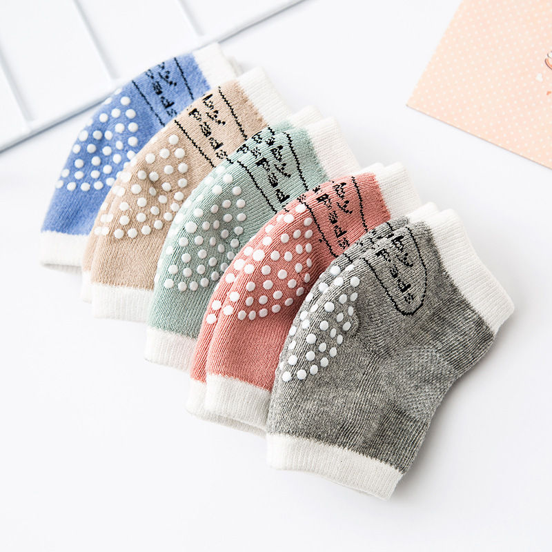 Thumbnail: Breathable Cotton Baby Knee Pads and Elbow Socks Set