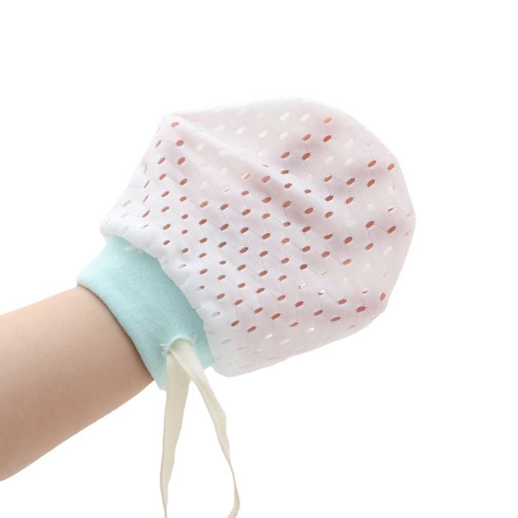 Thumbnail: Adjustable Anti-Scratch Mittens for Infants and Newborns