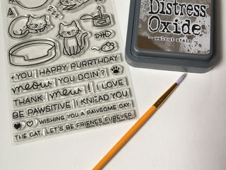 Ink Dragging with Tim Holtz Distress Oxide