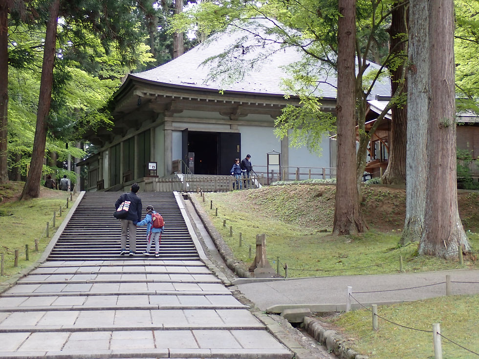 中尊寺と縁日