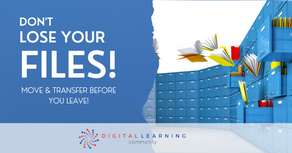 Keep Your Files Safe When You Leave!