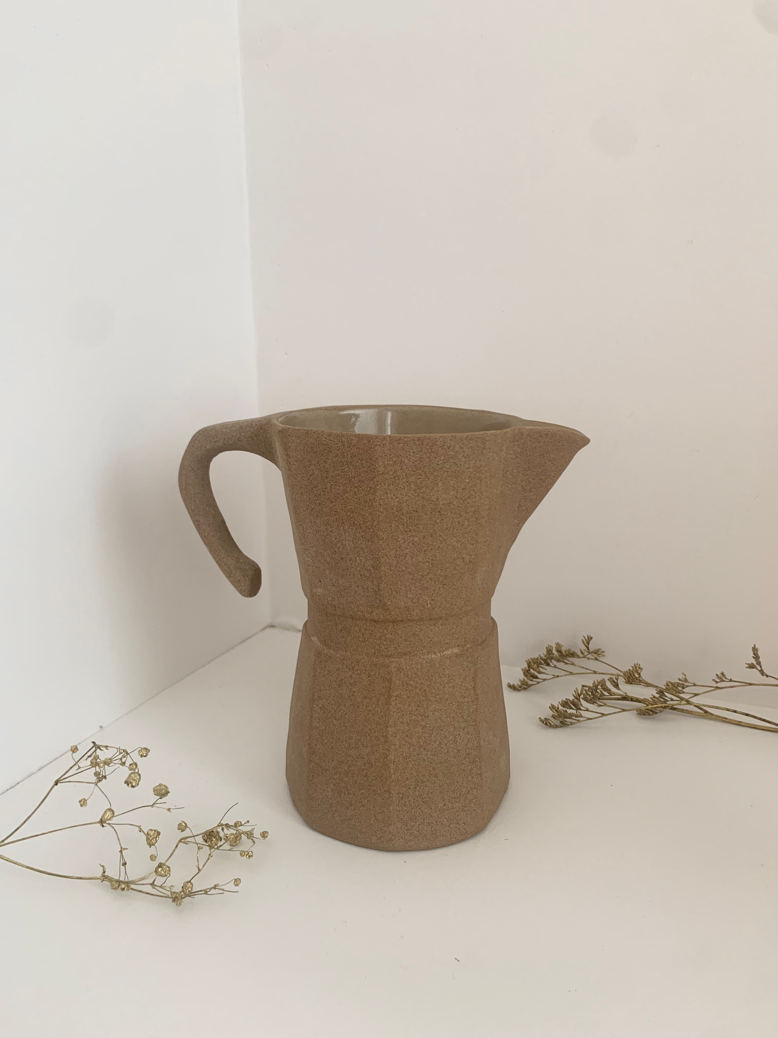 Carafe Moka grès brun n°3