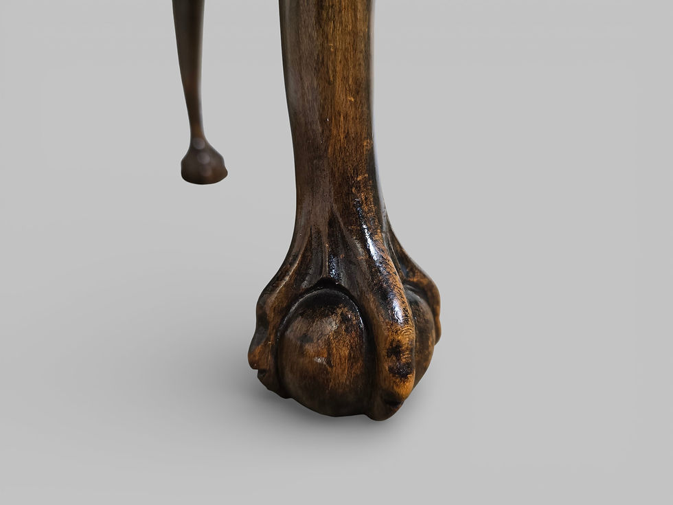 Thumbnail: An Antique Style Burr Walnut Lamp Side Table ~Delivery Available~