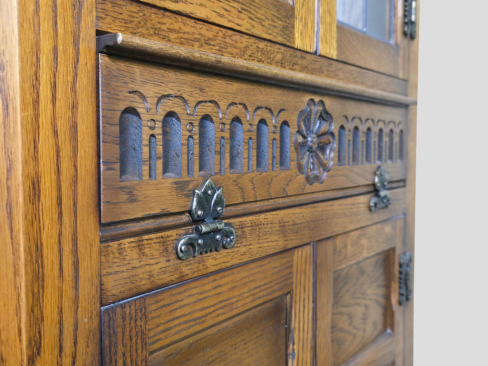 Thumbnail: An Old Charm Light Oak Full Height Corner Cabinet Cupboard ~Delivery Available~