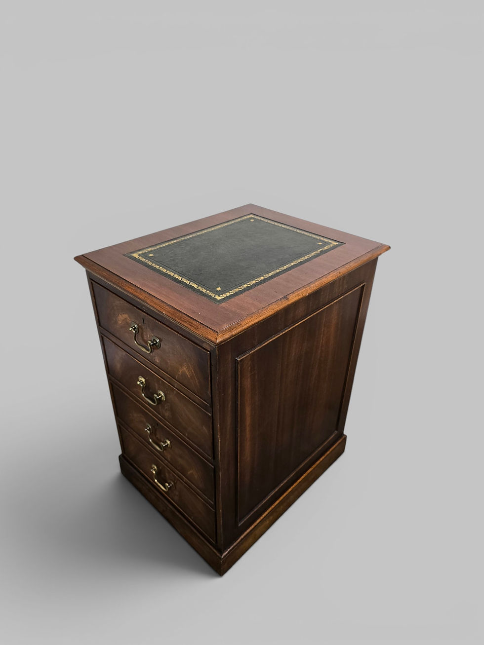 Thumbnail: An Antique Style Flame Mahogany Two Drawer Filing Cabinet ~Delivery Available~