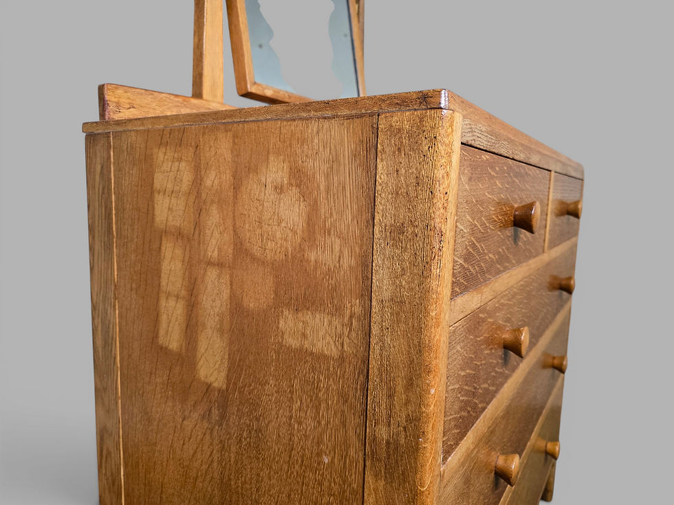 Thumbnail: An Vintage Mid 20th Century Oak Dressing Chest of Drawers ~Delivery Available~