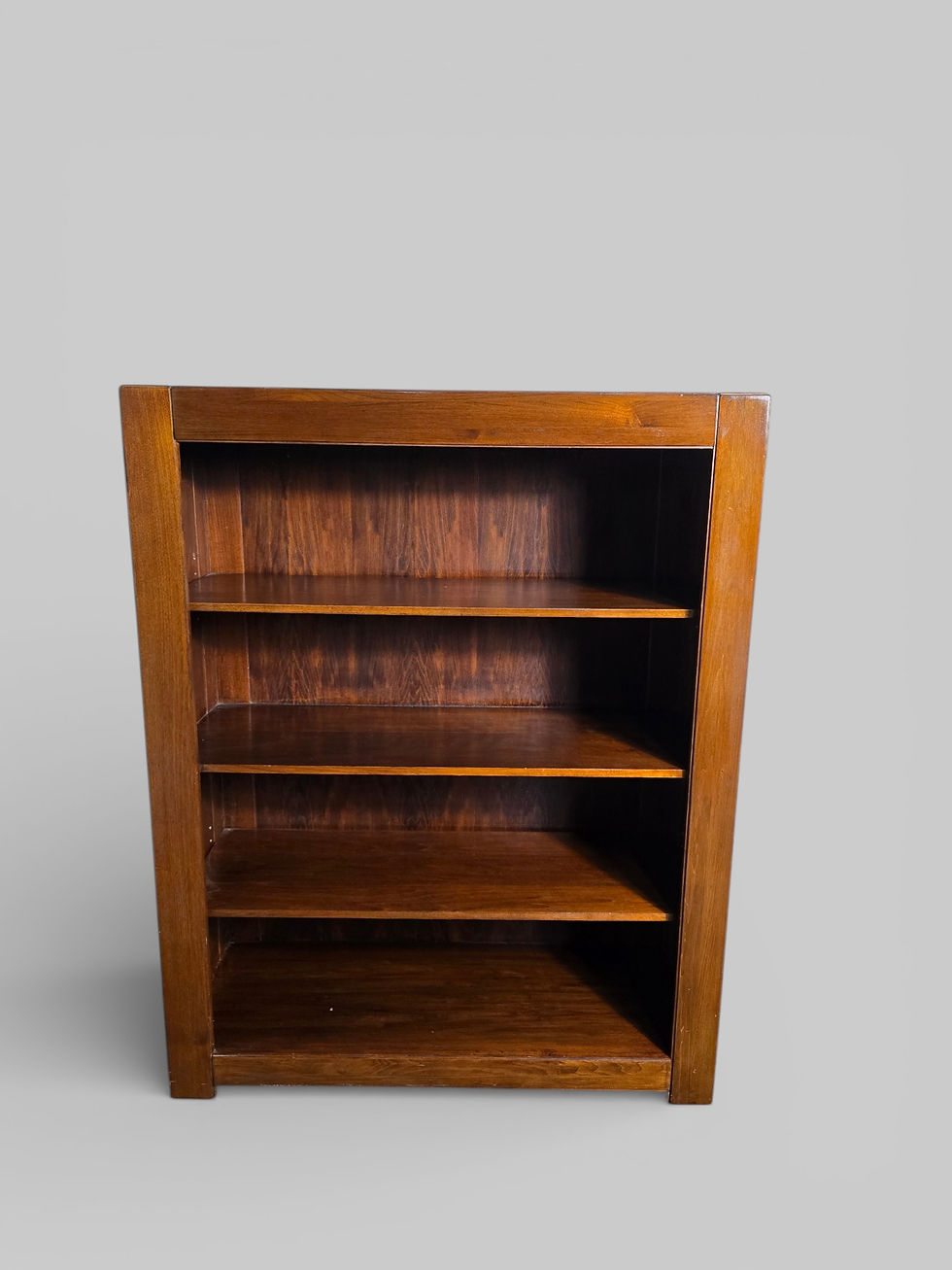 Thumbnail: A Solid Hardwood Open 4 Shelf Low Level Bookcase ~Delivery Available~