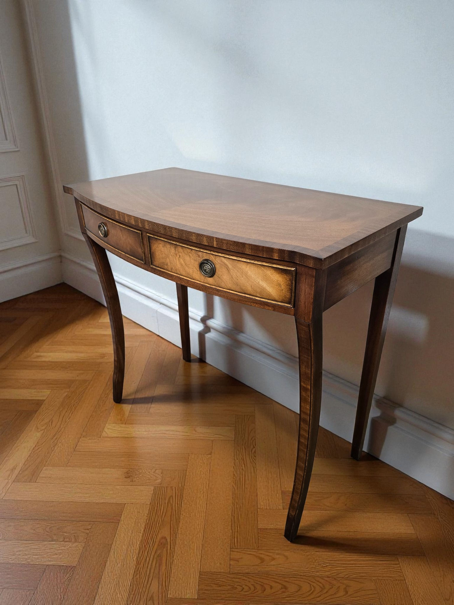 An Antique Style Mahogany Hall Console Table ~Delivery Available~