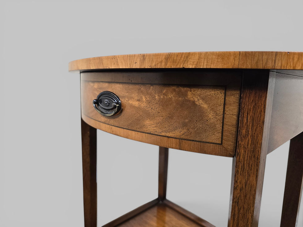 Thumbnail: An Antique Style Flame Mahogany Reprodux Lamp Side Table ~Delivery Available~