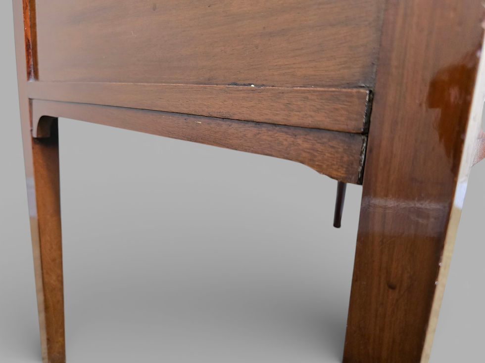 Thumbnail: An Antique Edwardian Mahogany String Inlaid T.V Cabinet Washstand ~Delivery Avai
