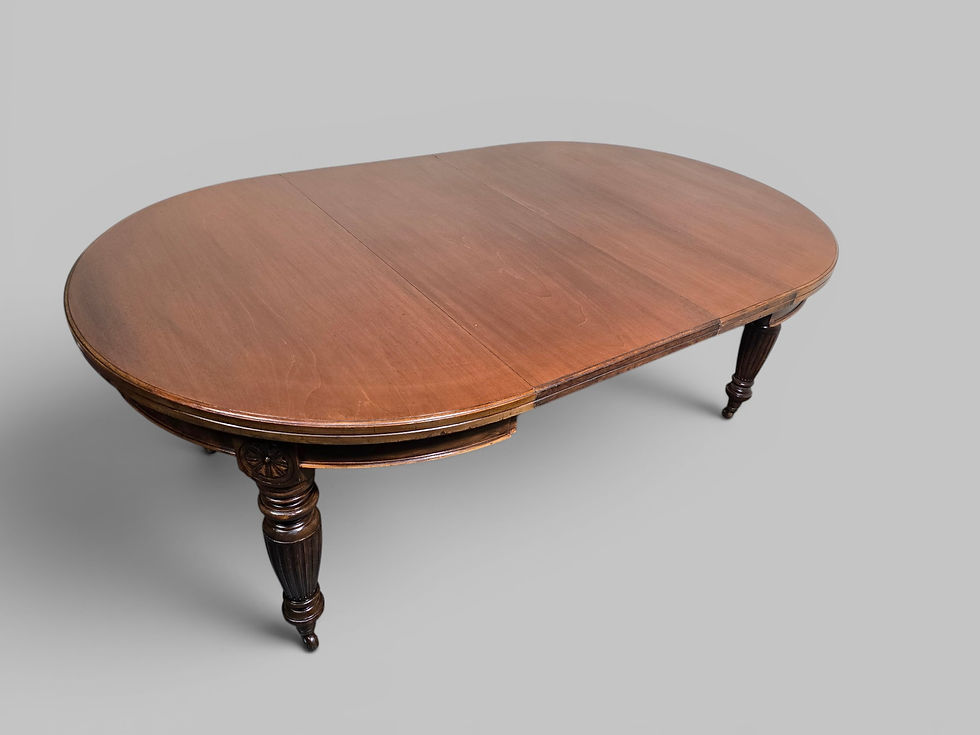 Thumbnail: An Antique Victorian Walnut Extending Dining Table ~Delivery Available~