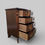 Thumbnail: An Antique Style Flame Mahogany Bedside Chest of Drawers ~Delivery Available~