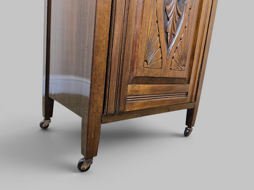 Thumbnail: An Antique Victorian Mahogany Shoe Cupboard Music Cabinet Stand ~Delivery availa