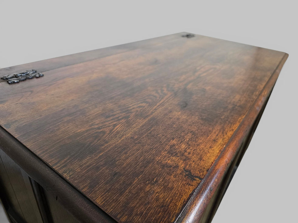 Thumbnail: An Antique Style Oak Lift up Blanket Box Coffer Chest ~Delivery Available~