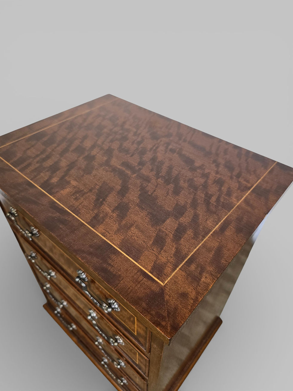 Thumbnail: An Antique Style Mahogany Small Bedside Table Chest of Drawers ~Delivery Availab