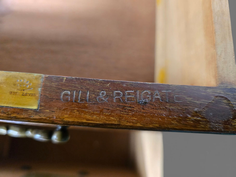 Thumbnail: An Antique Late Georgian Flame Mahogany Deep Desk ~Delivery Available~