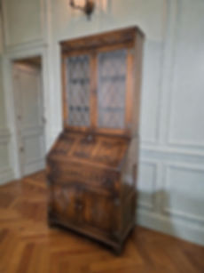 An Antique Style Oak Jaycee Bureau Bookcase Desk ~Delivery Available~
