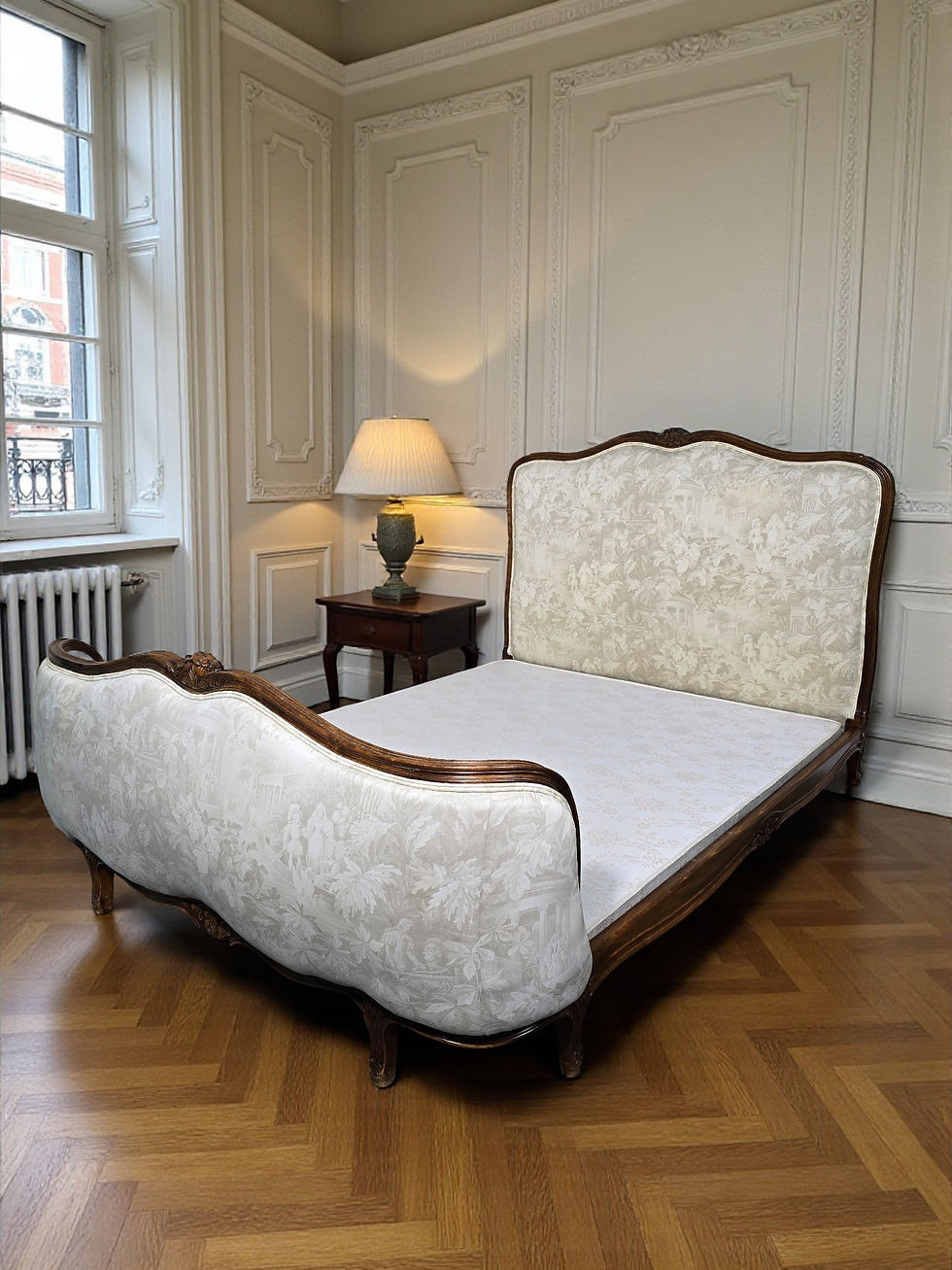 An Antique Seventh Heaven French Double Bed Frame ~Delivery Available~
