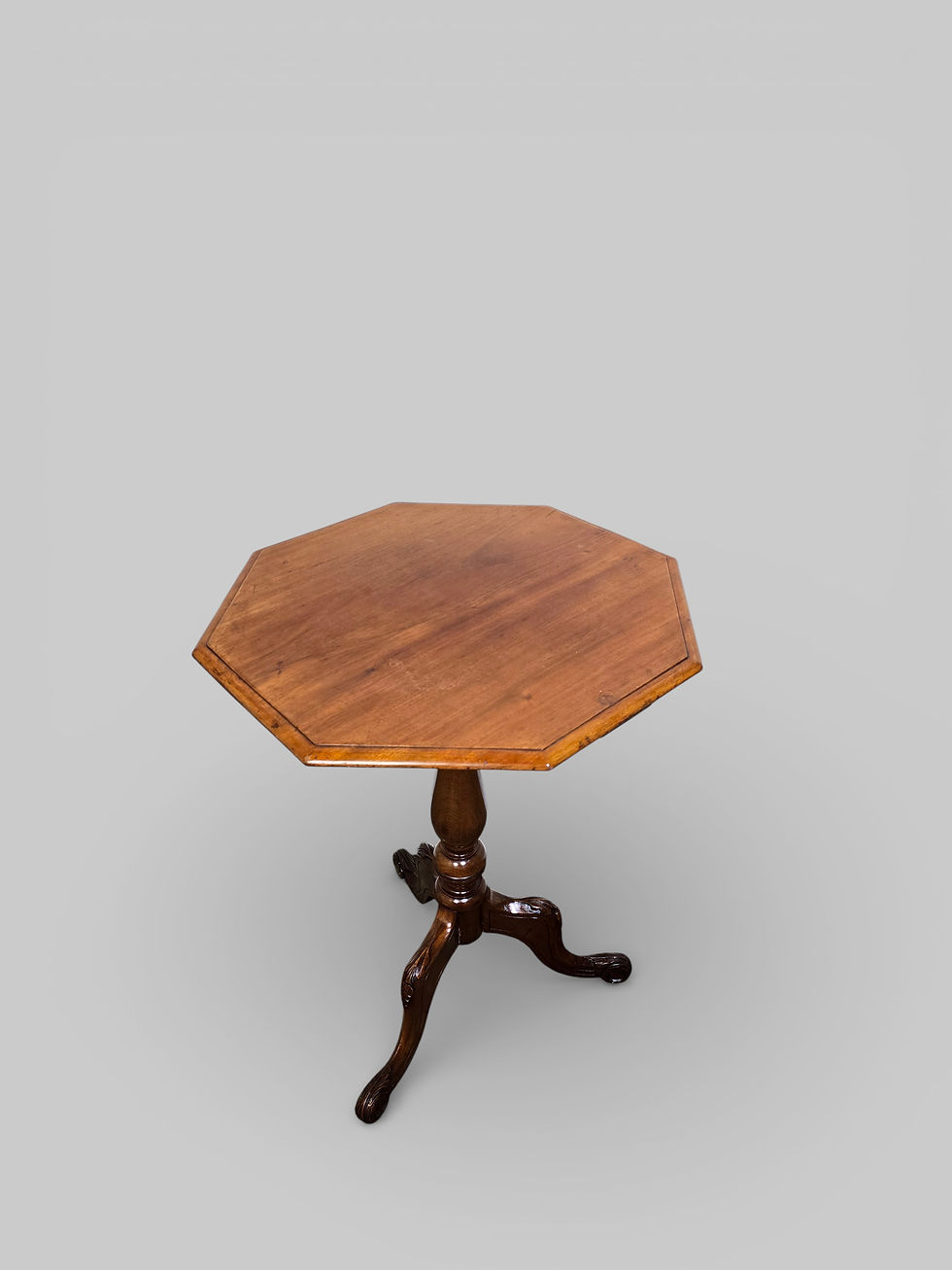 Thumbnail: An Antique Early 20th Century Mahogany Wine Side Lamp Table ~Delivery Available~