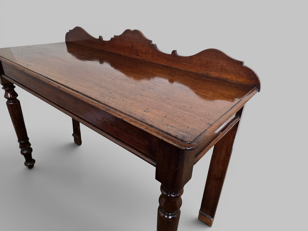 Thumbnail: An Antique Victorian 19th Century Mahogany Hall Console Table ~Delivery Availabl