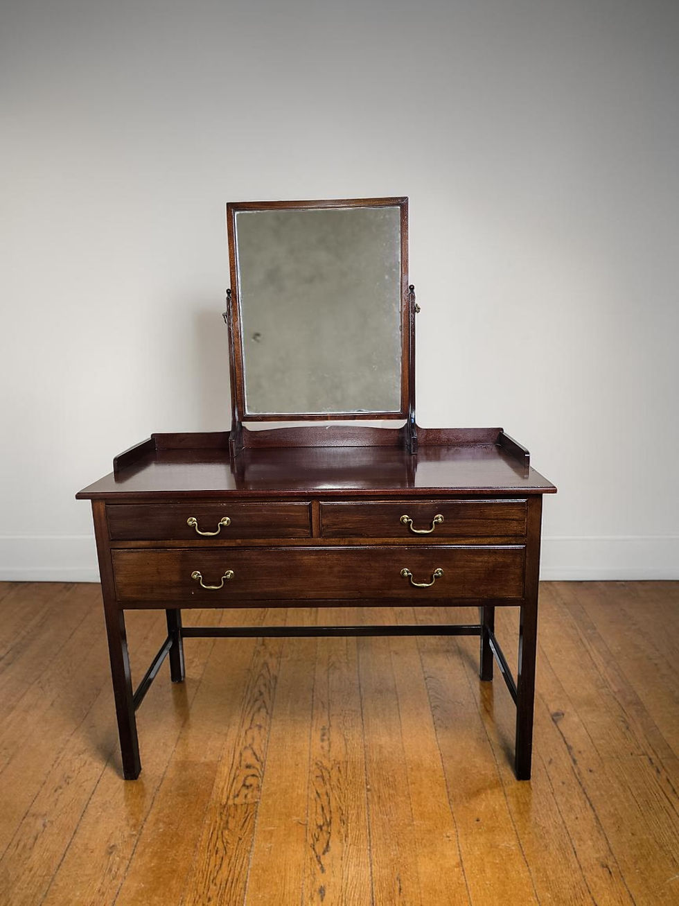 Thumbnail: An Antique Early 20th Century Druce & Co Mahogany Dressing Table ~Delivery Avail